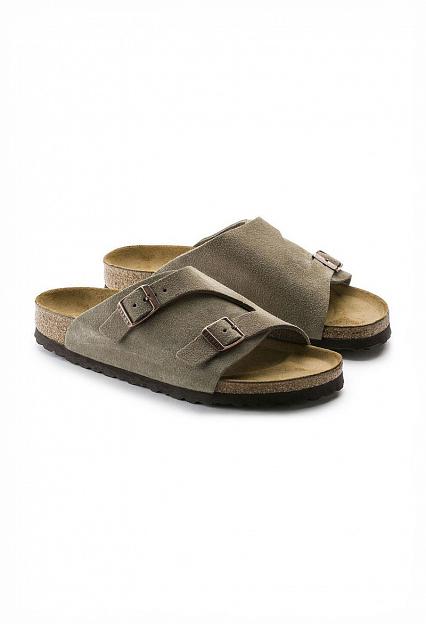 Birkenstock Zürich Suede Leather Taupe